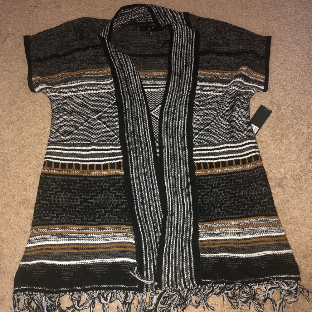 Open front cardigan